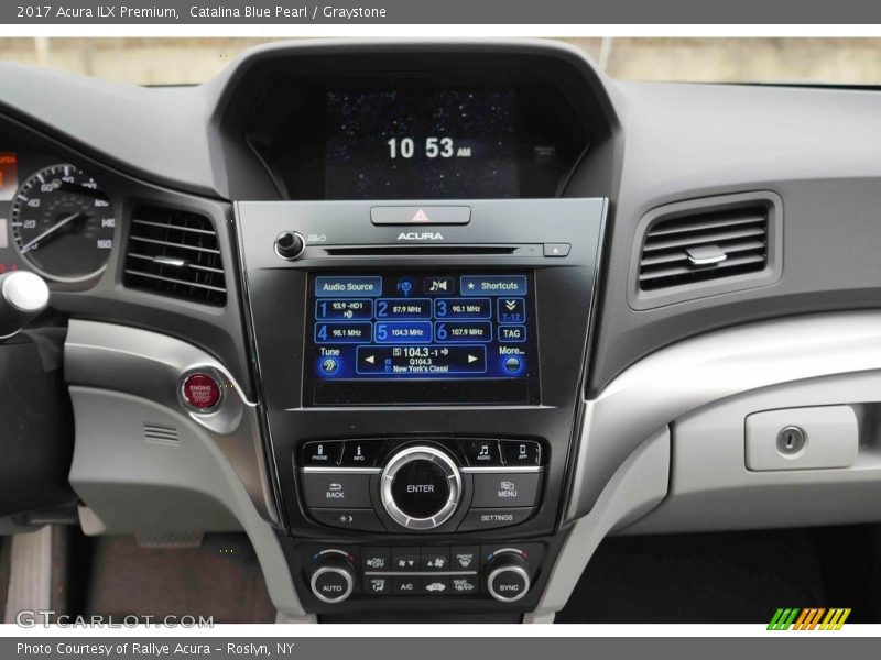 Catalina Blue Pearl / Graystone 2017 Acura ILX Premium