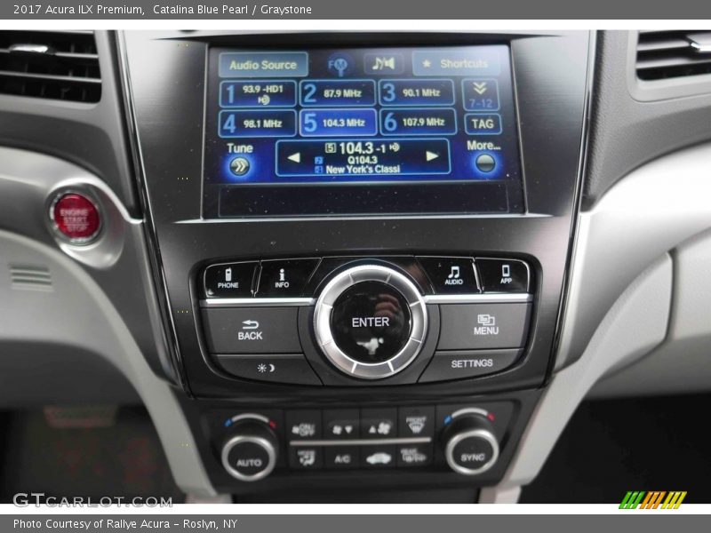 Catalina Blue Pearl / Graystone 2017 Acura ILX Premium