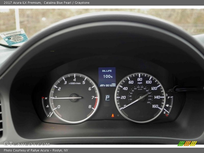 Catalina Blue Pearl / Graystone 2017 Acura ILX Premium