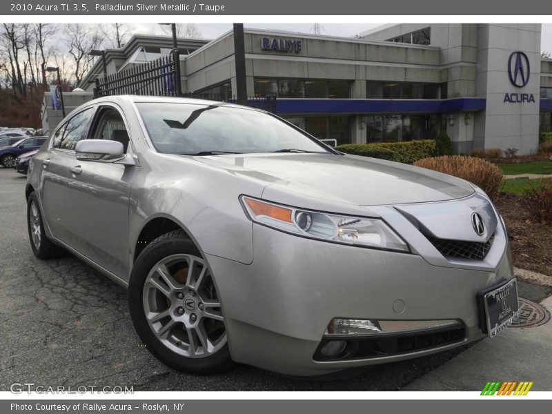 Palladium Silver Metallic / Taupe 2010 Acura TL 3.5