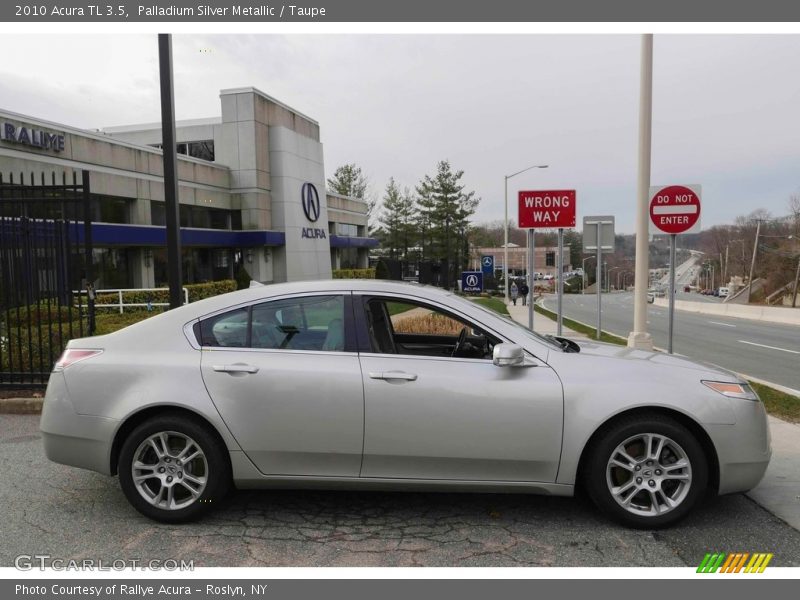 Palladium Silver Metallic / Taupe 2010 Acura TL 3.5