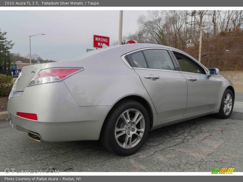 Palladium Silver Metallic / Taupe 2010 Acura TL 3.5