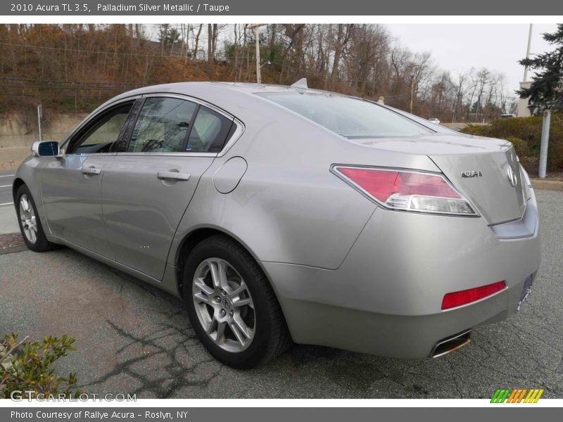Palladium Silver Metallic / Taupe 2010 Acura TL 3.5