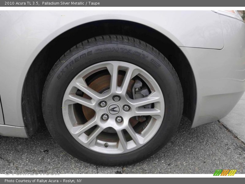 Palladium Silver Metallic / Taupe 2010 Acura TL 3.5