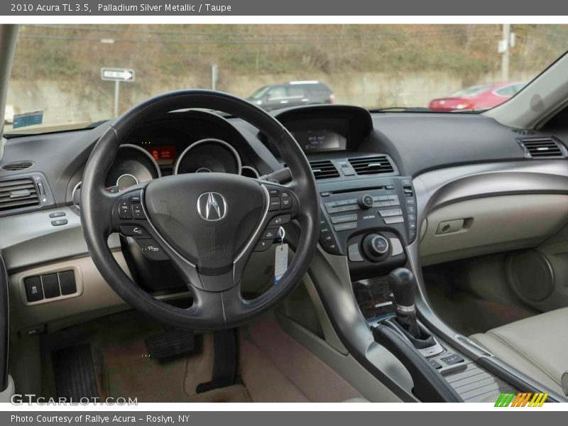 Palladium Silver Metallic / Taupe 2010 Acura TL 3.5