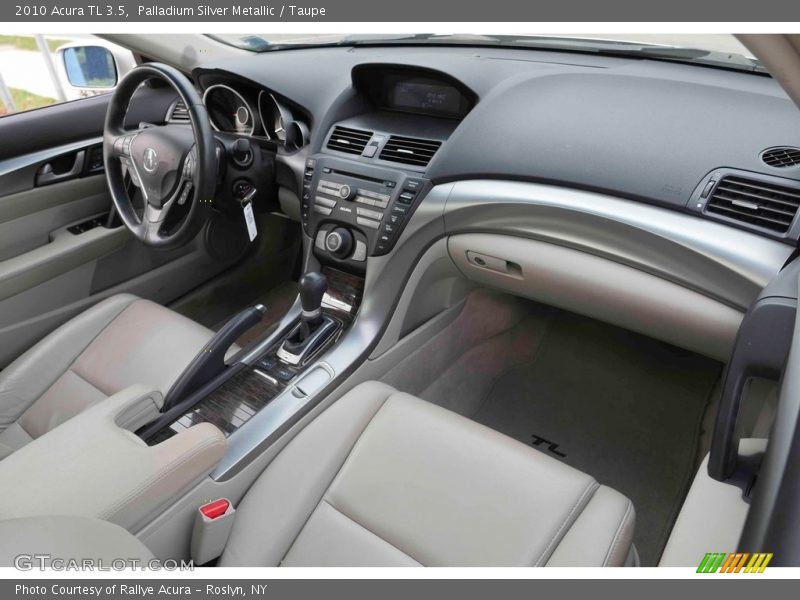 Palladium Silver Metallic / Taupe 2010 Acura TL 3.5