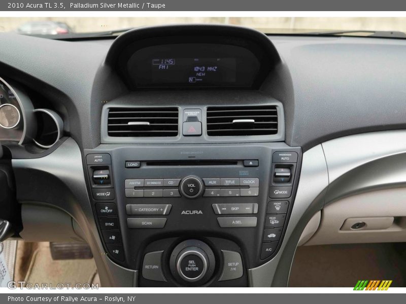Palladium Silver Metallic / Taupe 2010 Acura TL 3.5