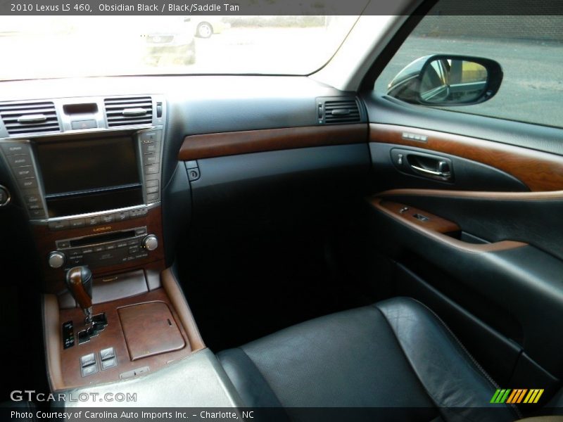 Obsidian Black / Black/Saddle Tan 2010 Lexus LS 460