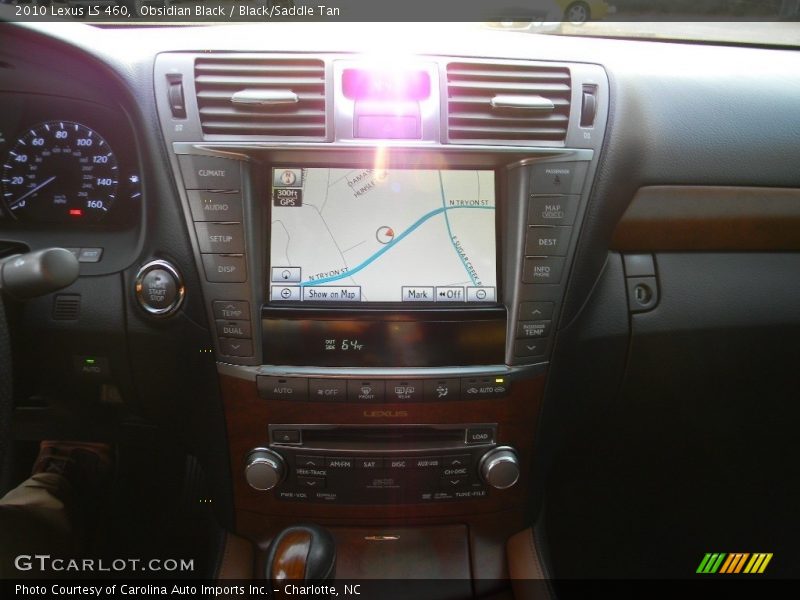 Obsidian Black / Black/Saddle Tan 2010 Lexus LS 460