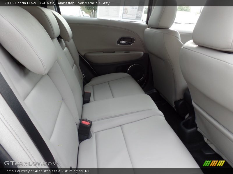 Alabaster Silver Metallic / Gray 2016 Honda HR-V EX-L Navi