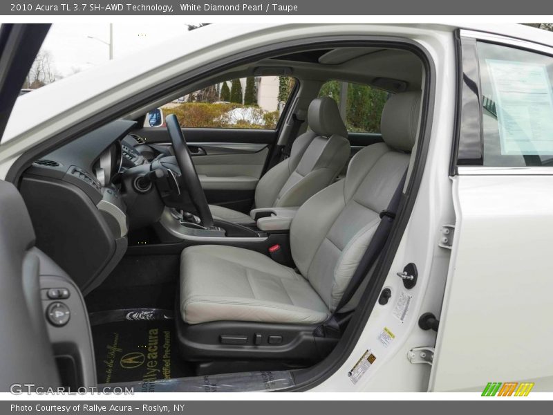 White Diamond Pearl / Taupe 2010 Acura TL 3.7 SH-AWD Technology