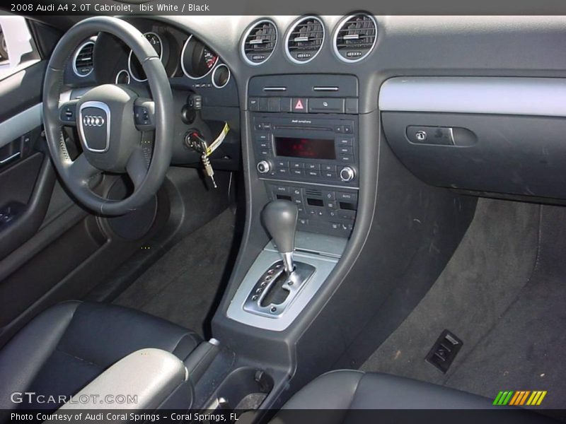 Ibis White / Black 2008 Audi A4 2.0T Cabriolet