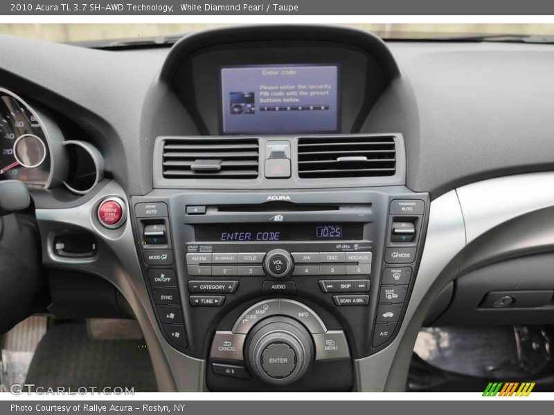 White Diamond Pearl / Taupe 2010 Acura TL 3.7 SH-AWD Technology