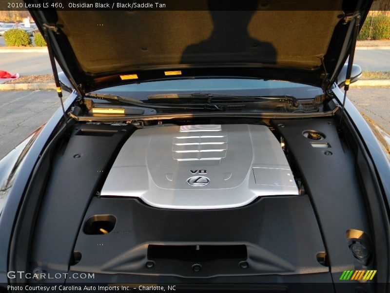 Obsidian Black / Black/Saddle Tan 2010 Lexus LS 460