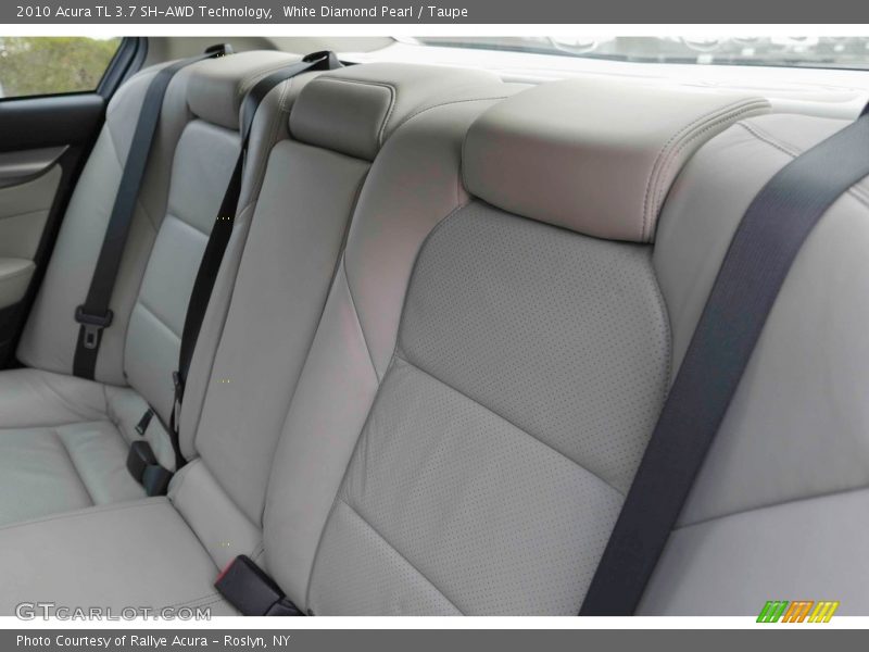 White Diamond Pearl / Taupe 2010 Acura TL 3.7 SH-AWD Technology