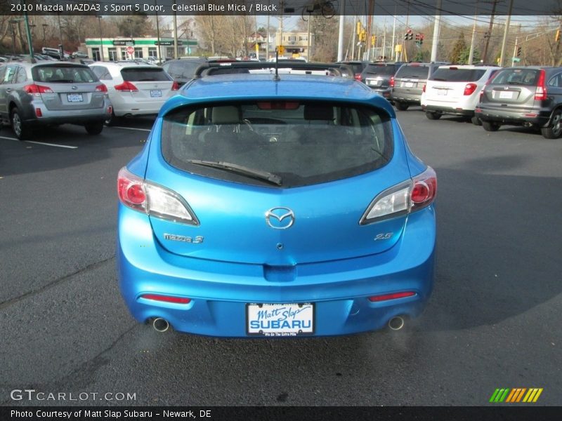 Celestial Blue Mica / Black 2010 Mazda MAZDA3 s Sport 5 Door