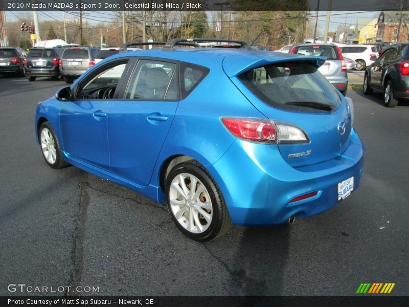 Celestial Blue Mica / Black 2010 Mazda MAZDA3 s Sport 5 Door