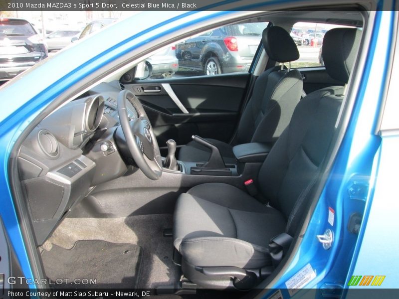 Celestial Blue Mica / Black 2010 Mazda MAZDA3 s Sport 5 Door