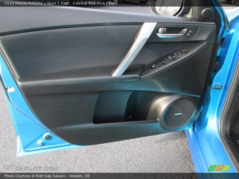 Celestial Blue Mica / Black 2010 Mazda MAZDA3 s Sport 5 Door