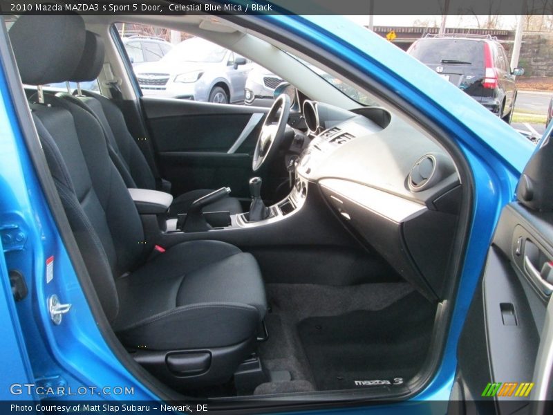 Celestial Blue Mica / Black 2010 Mazda MAZDA3 s Sport 5 Door