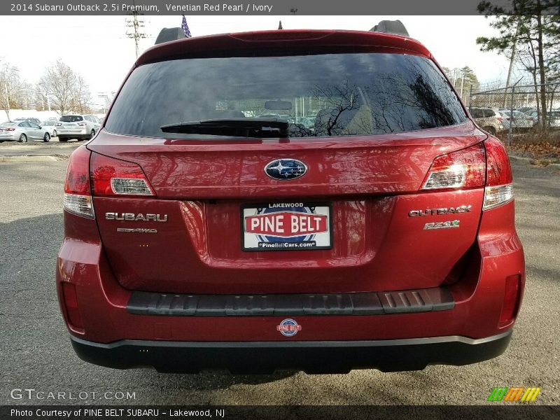 Venetian Red Pearl / Ivory 2014 Subaru Outback 2.5i Premium