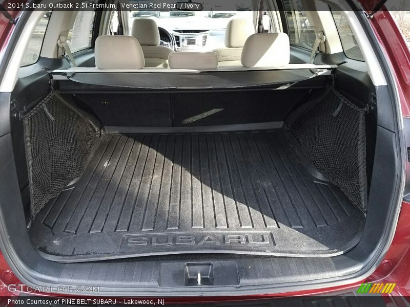 Venetian Red Pearl / Ivory 2014 Subaru Outback 2.5i Premium