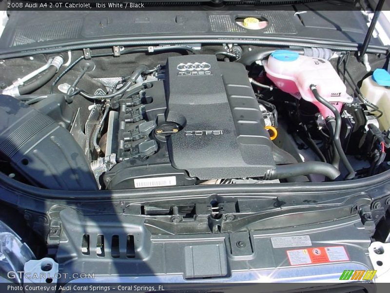 Ibis White / Black 2008 Audi A4 2.0T Cabriolet