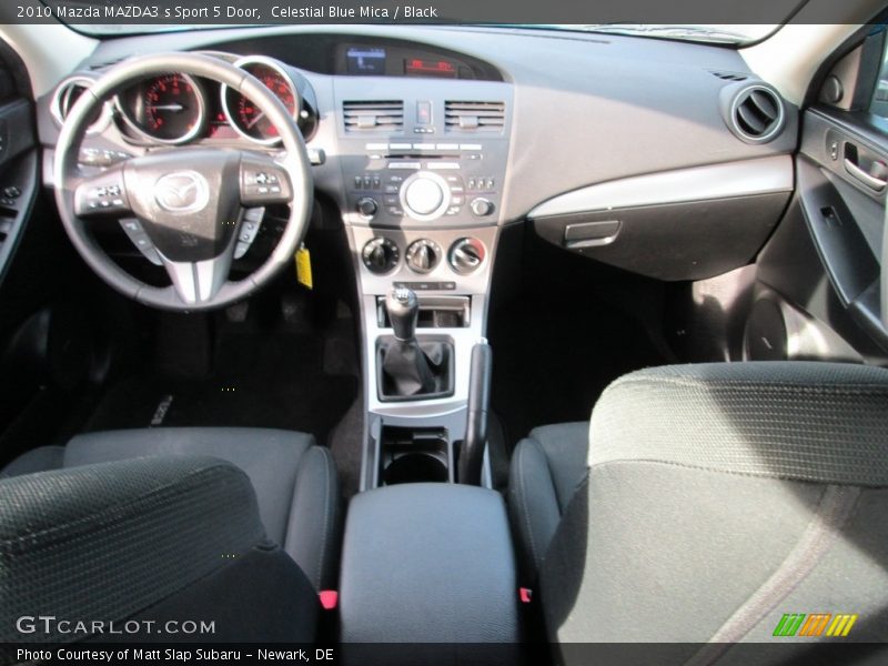 Celestial Blue Mica / Black 2010 Mazda MAZDA3 s Sport 5 Door