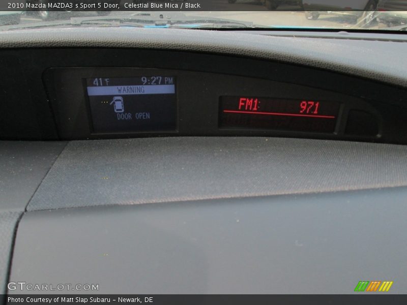 Celestial Blue Mica / Black 2010 Mazda MAZDA3 s Sport 5 Door