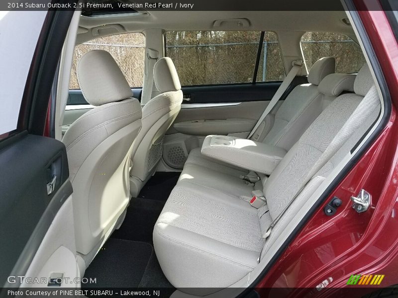 Venetian Red Pearl / Ivory 2014 Subaru Outback 2.5i Premium
