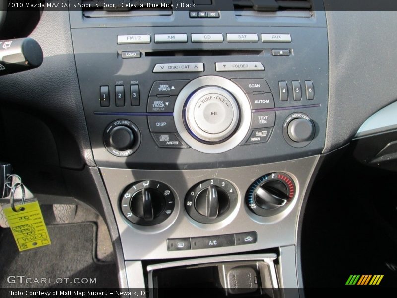 Celestial Blue Mica / Black 2010 Mazda MAZDA3 s Sport 5 Door