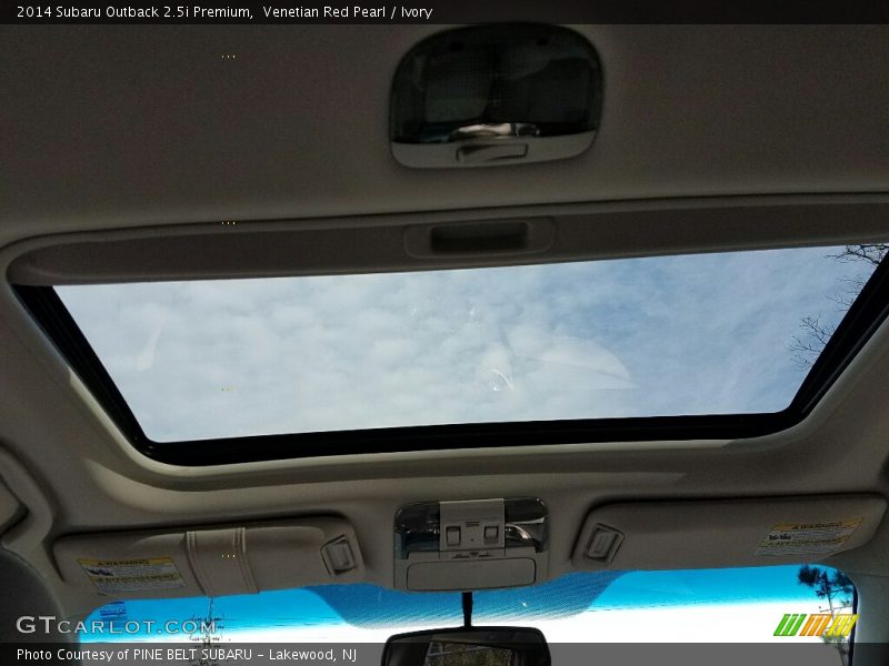 Venetian Red Pearl / Ivory 2014 Subaru Outback 2.5i Premium