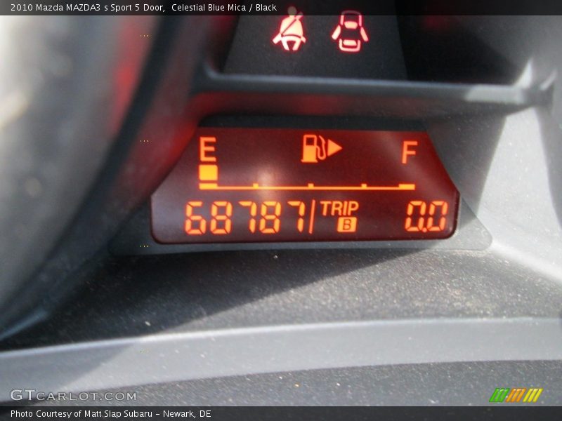 Celestial Blue Mica / Black 2010 Mazda MAZDA3 s Sport 5 Door