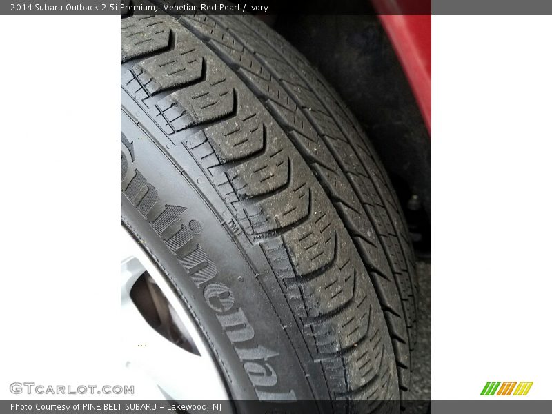 Venetian Red Pearl / Ivory 2014 Subaru Outback 2.5i Premium