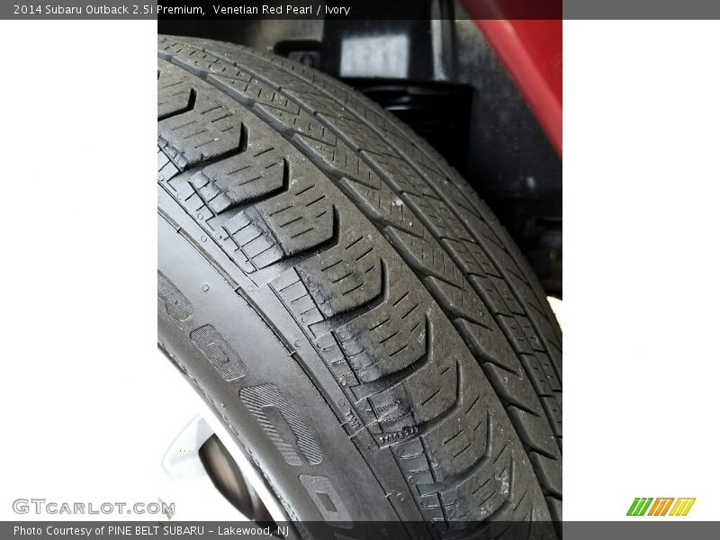 Venetian Red Pearl / Ivory 2014 Subaru Outback 2.5i Premium
