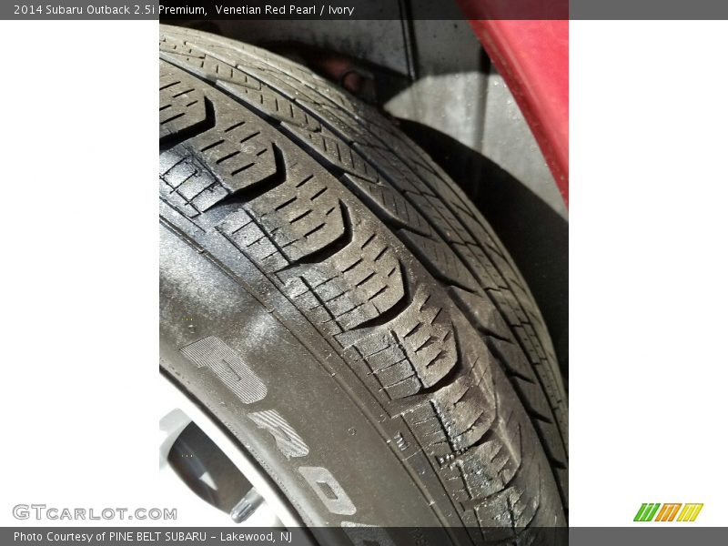 Venetian Red Pearl / Ivory 2014 Subaru Outback 2.5i Premium