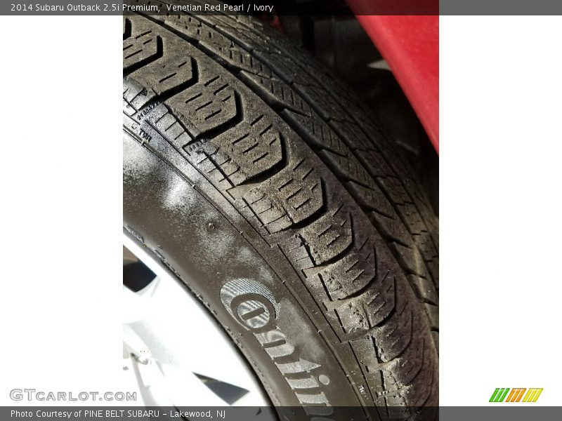 Venetian Red Pearl / Ivory 2014 Subaru Outback 2.5i Premium