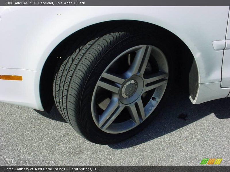 Ibis White / Black 2008 Audi A4 2.0T Cabriolet