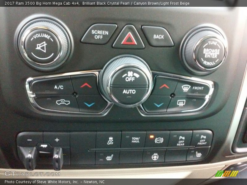 Controls of 2017 3500 Big Horn Mega Cab 4x4