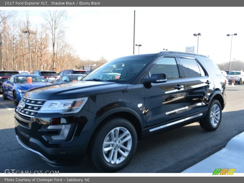 Shadow Black / Ebony Black 2017 Ford Explorer XLT