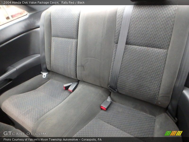 Rally Red / Black 2004 Honda Civic Value Package Coupe