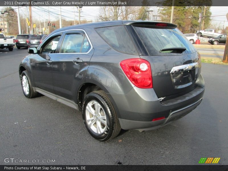 Cyber Gray Metallic / Light Titanium/Jet Black 2011 Chevrolet Equinox LS
