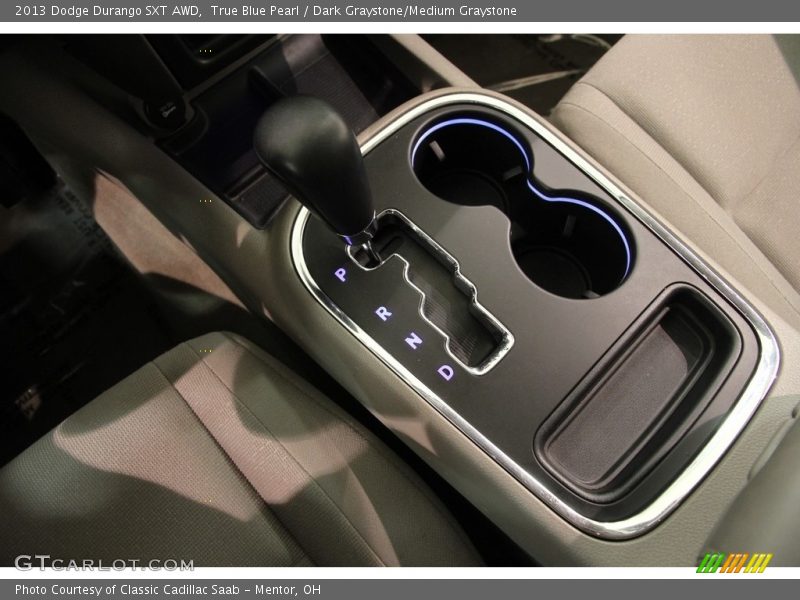 True Blue Pearl / Dark Graystone/Medium Graystone 2013 Dodge Durango SXT AWD