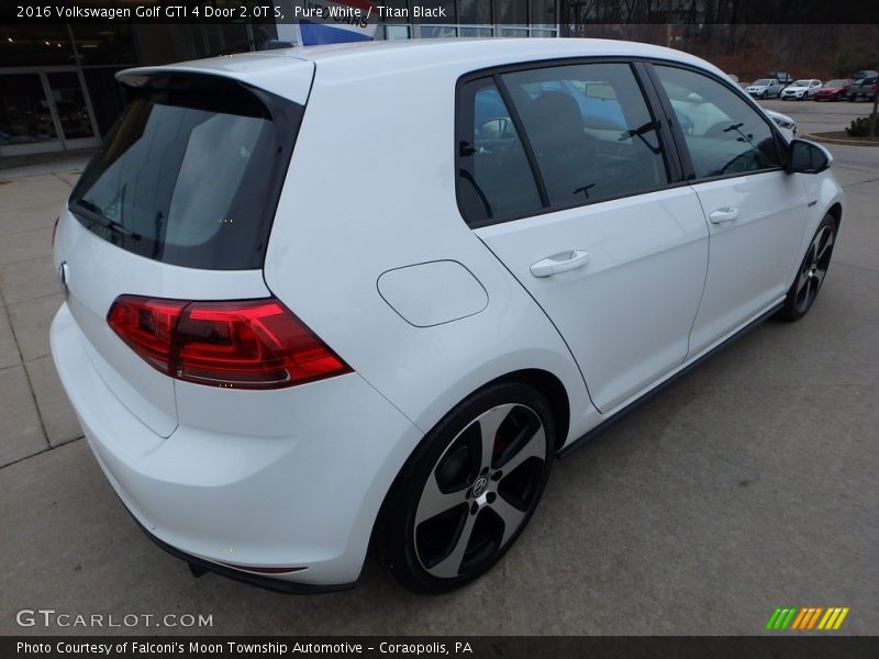 Pure White / Titan Black 2016 Volkswagen Golf GTI 4 Door 2.0T S