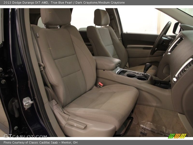 True Blue Pearl / Dark Graystone/Medium Graystone 2013 Dodge Durango SXT AWD