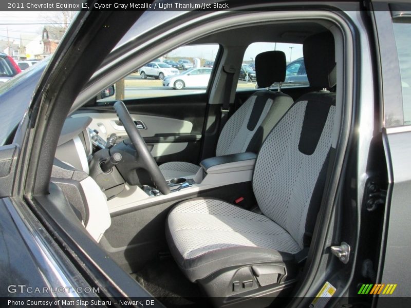 Cyber Gray Metallic / Light Titanium/Jet Black 2011 Chevrolet Equinox LS