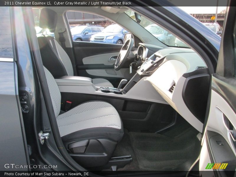 Cyber Gray Metallic / Light Titanium/Jet Black 2011 Chevrolet Equinox LS