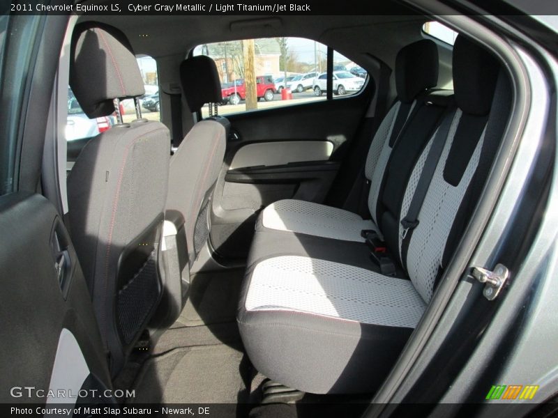 Cyber Gray Metallic / Light Titanium/Jet Black 2011 Chevrolet Equinox LS