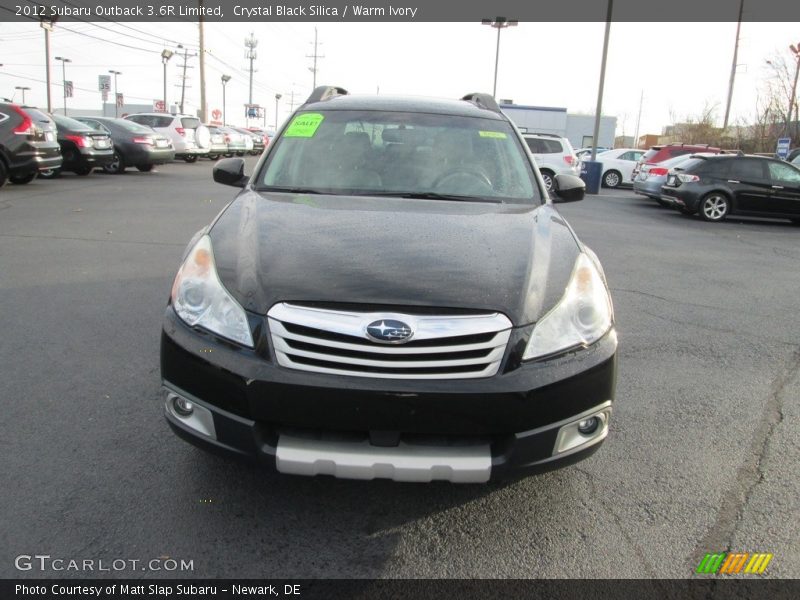 Crystal Black Silica / Warm Ivory 2012 Subaru Outback 3.6R Limited