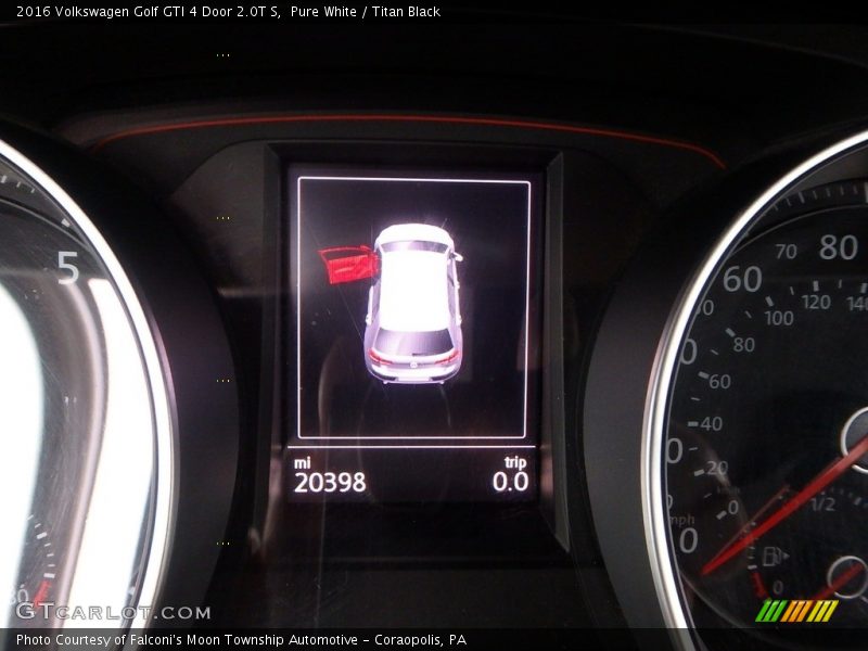 Pure White / Titan Black 2016 Volkswagen Golf GTI 4 Door 2.0T S